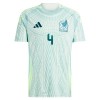 Camiseta de fútbol México Edson Alvarez 4 Segunda Equipación 2024 - Hombre